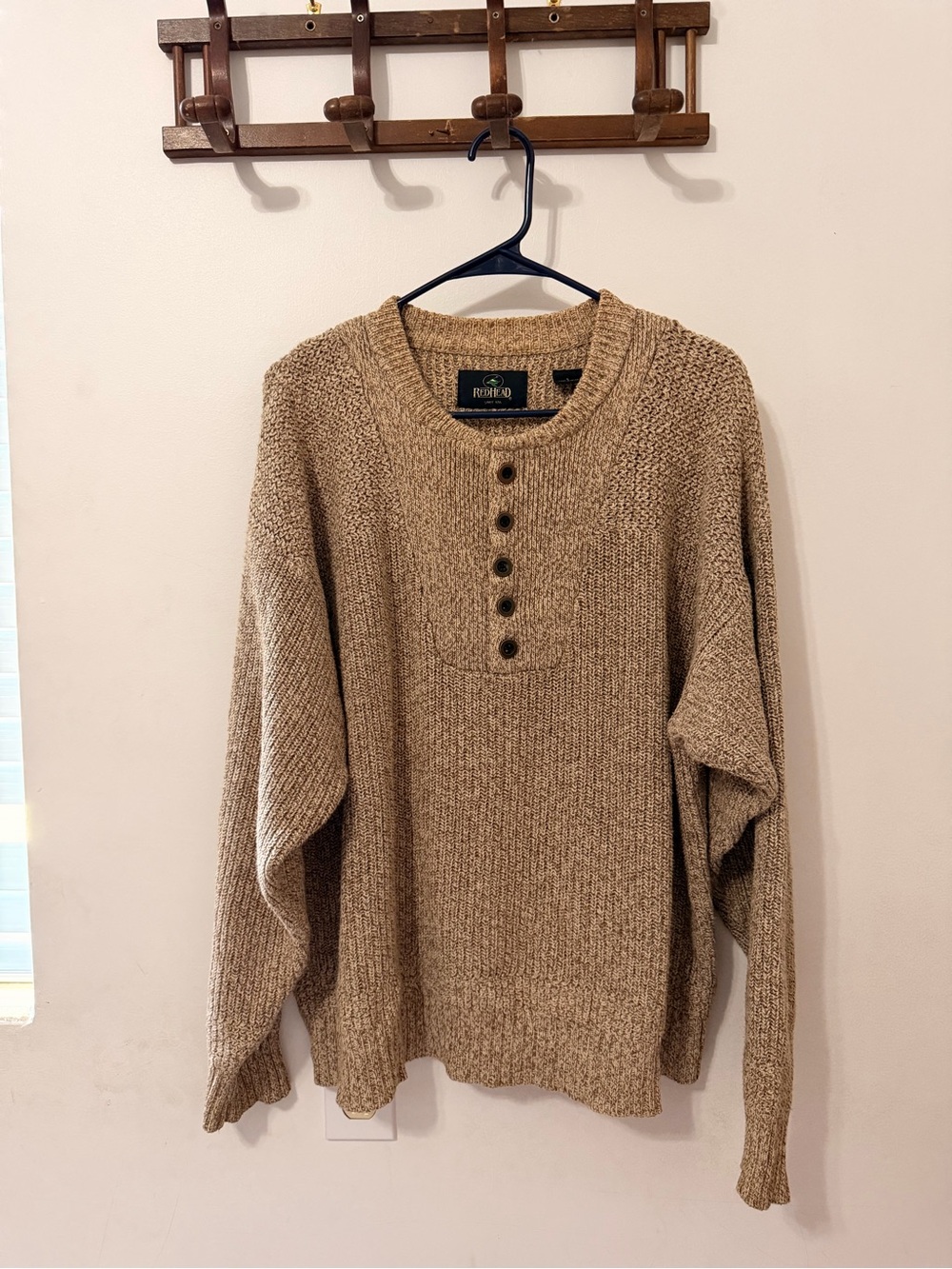 Vintage Slouchy Oversized RedHead Knit Sweater